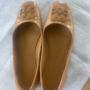 Tory Burch Georgia Embossed Croc Leather gently loved